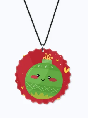 Ornament Printed Christmas Car Hanging