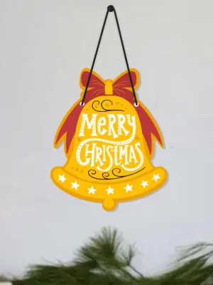 Merry Christmas Bell Christmas Wall Hanging