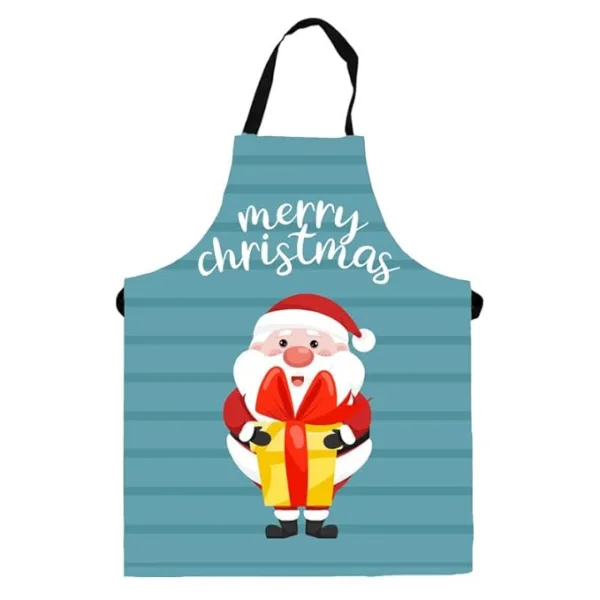 Santa clause Holding Gifts Christmas Kids Apron