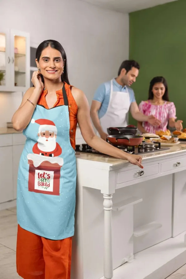 Lets Get Baked Printed Christmas apron