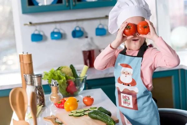 Lets Get Baked Printed Christmas apron