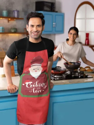 Cooking With Love Christmas Apron