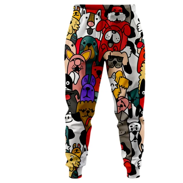 Cartoon Doodle All Over Printed Winter Co-ord Set