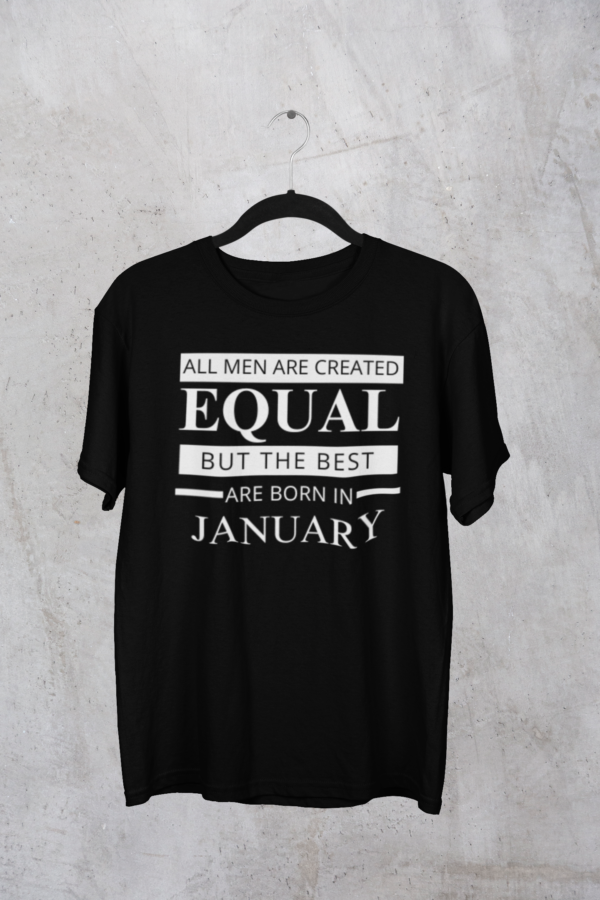 Best Men are Born in Birthday T-Shirt for Men