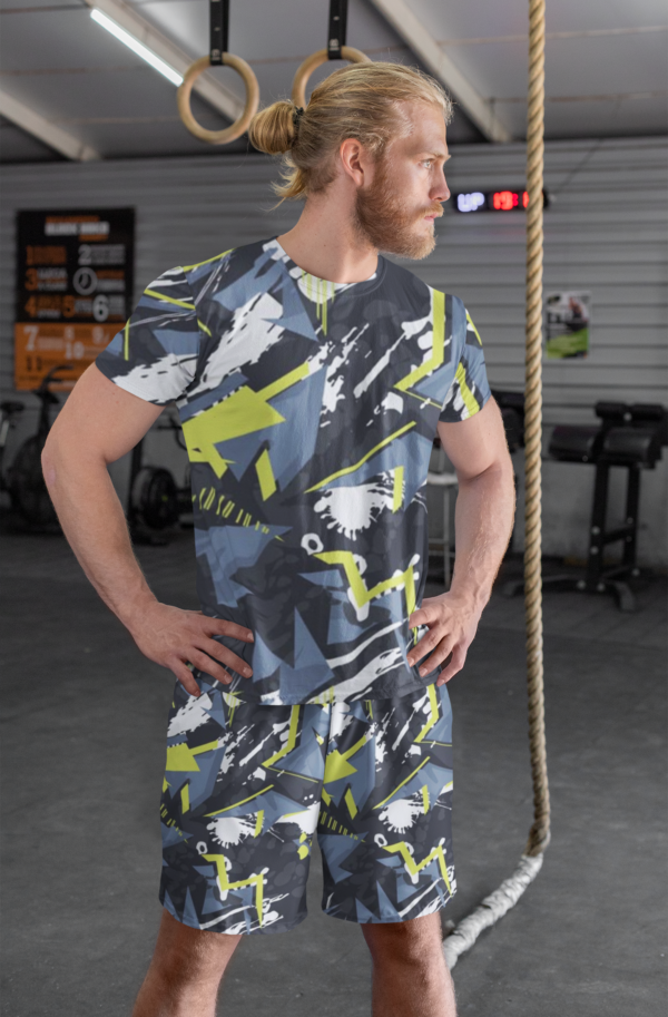 Neon pop All Over Printed Co-ord Set of Men