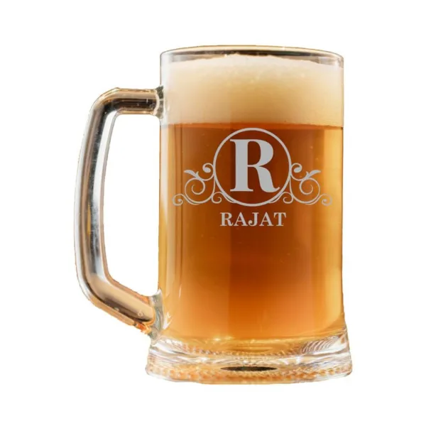 Personalized Name Engraved Beer Mug