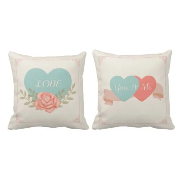 Valentine Combo Love Cushion Covers & Me With You Scroll Set Of 3