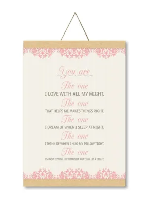 YaYa cafe Valentine Greeting Card for Girlfriend Wife Boyfriend Husband Valentine Recipe Love Scroll Gifts - 15 x 20 inches