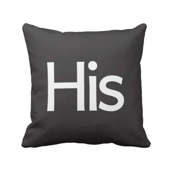 Valentine Gifts Charming His Hers Love Throw Cushion Covers Set of 2