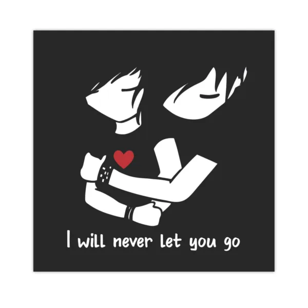 Valentine Fridge Magnet I Will Never Let You Go For Couple