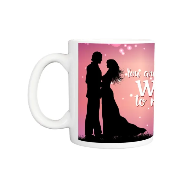 Valentine Gifts You Are The World To Me Coffee Mug & Bunch Of Roses