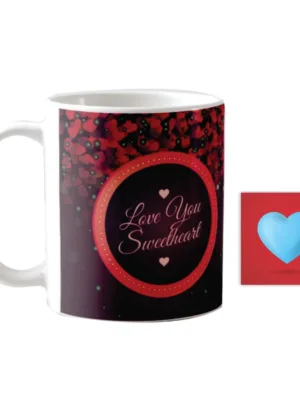 Valentine Gift Coffee Mug Love You Sweetheart For Couple