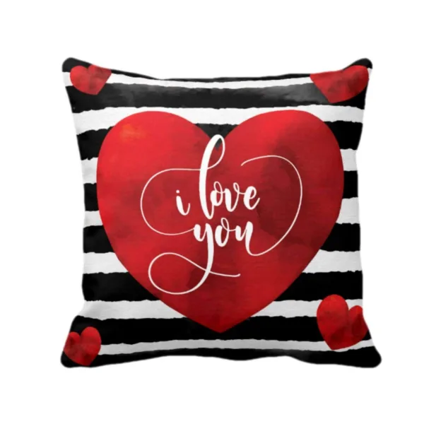 Valentine Gift Hamper Coffee Mug I Love You & Cushion Cover