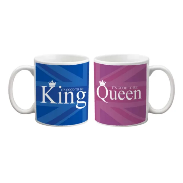 Valentine Gifts Coffee Mugs It's Good To Be King & Queen