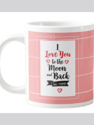 Valentine Gifts Coffee Mug I Love You To The Moon And Back Be Mine For Couples
