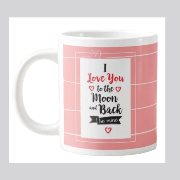 Valentine Gifts Coffee Mug I Love You To The Moon And Back Be Mine For Couples