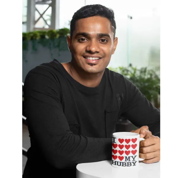 Valentine Gift Coffee Mug I Love My Hubby For Husband