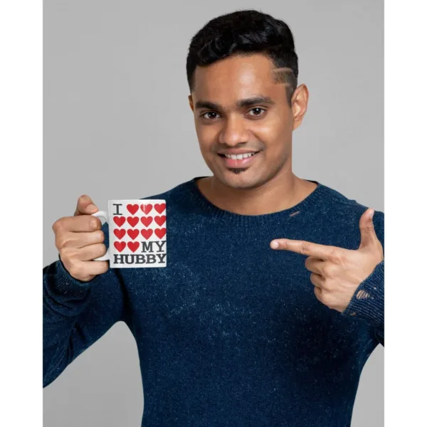 Valentine Gift Coffee Mug I Love My Hubby For Husband