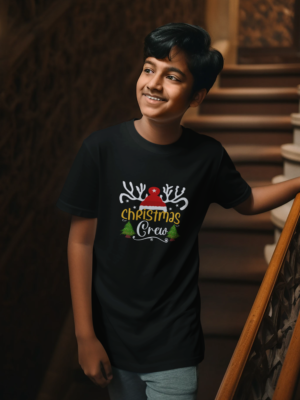 Christmas crew kid tshirt-2