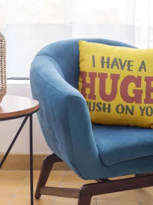 Valentine Gift I Have a Huge Crush on You Cushion Cover For Couples