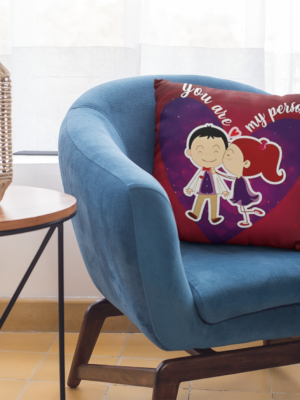 Valentine Gift You are My Person Cushion Cover For Couples