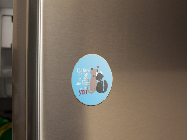 Valentine Gift Good Things Happen with You Fridge Magnet