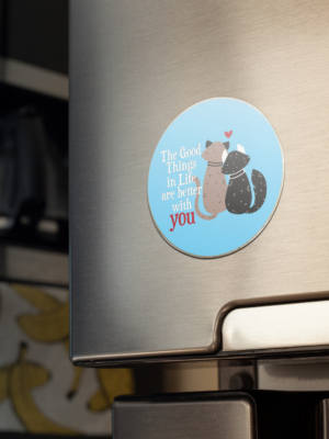 Valentine Gift Good Things Happen with You Fridge Magnet