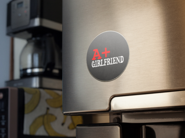 Valentine Gift  A+ Girlfriend Printed Fridge Magnet