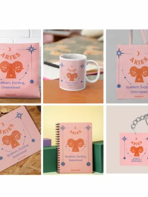 Aries Zodiac Sign Gift Hamper
