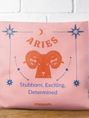 Aries sign Cushion Cover