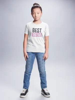 Best Sister girls Drifit T-shirt