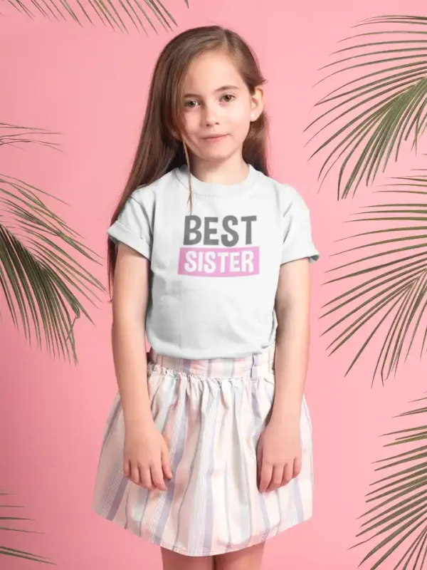 Best Sister girls Drifit T-shirt