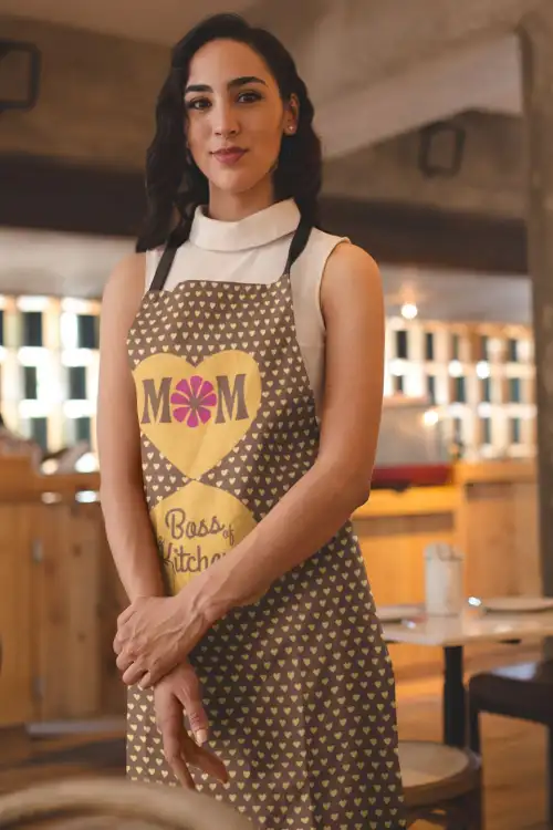 Mom Boss of The Kitchen  Apron