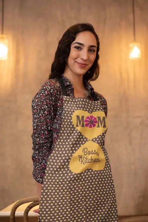 Mom Boss of The Kitchen  Apron
