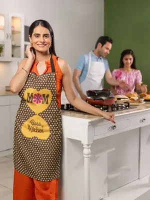 Mom Boss of The Kitchen  Apron