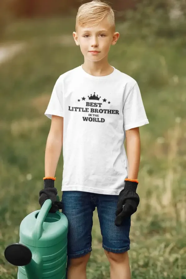 Best Little Brother in The World Boys Drifit T-shirt