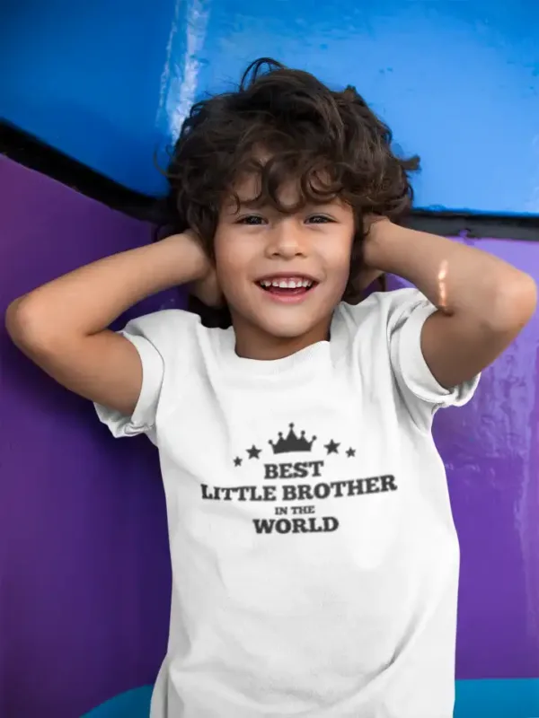 Best Little Brother in The World Boys Drifit T-shirt