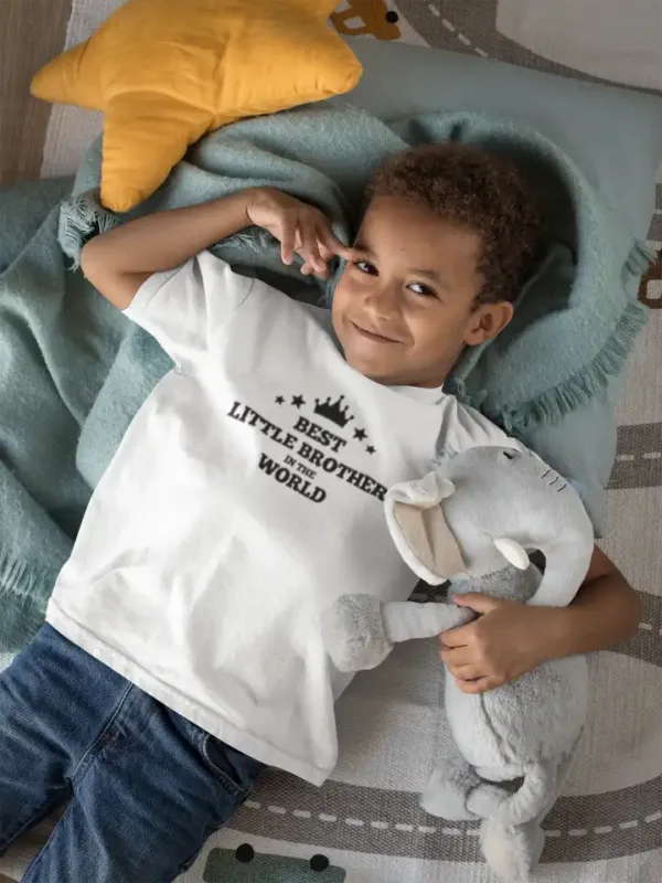 Best Little Brother in The World Boys Drifit T-shirt