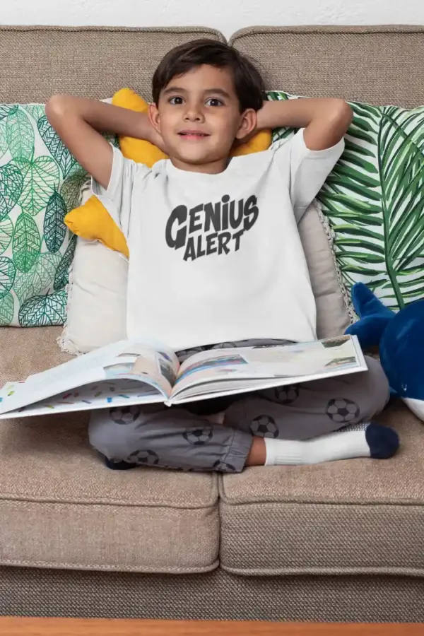 Genius Alert Unisex Drifit Kid T-shirt