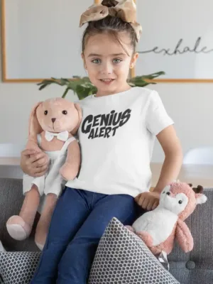 Genius Alert Unisex Drifit Kid T-shirt
