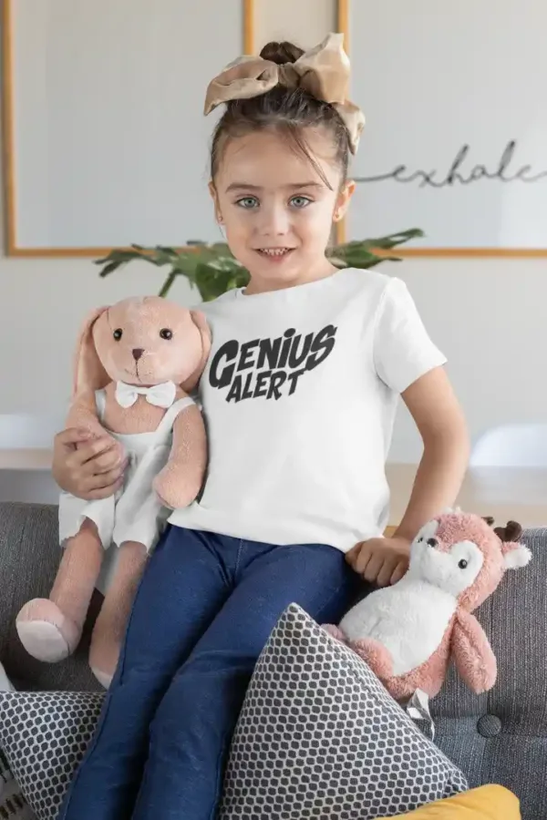 Genius Alert Unisex Drifit Kid T-shirt