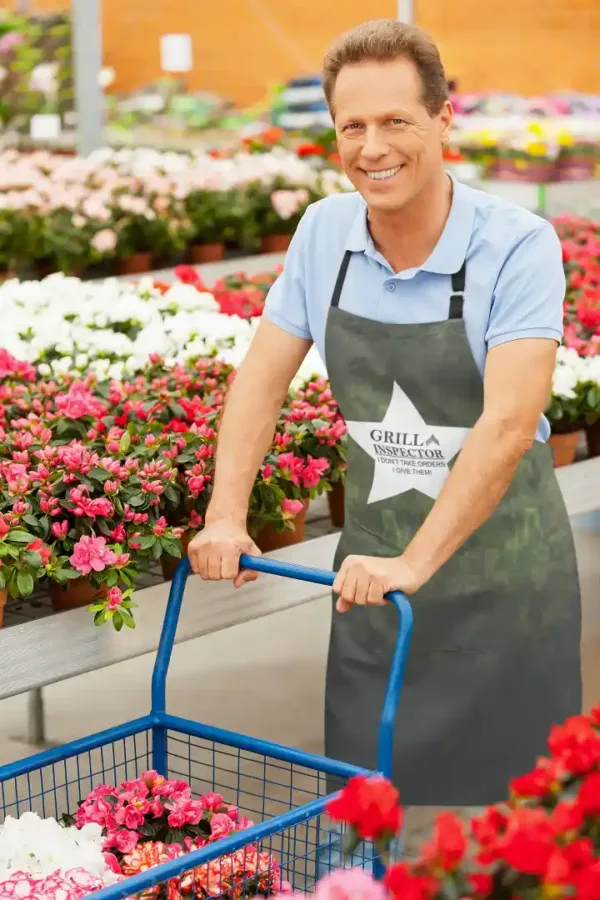 Grill Inspector Husband Apron With Chef Hat