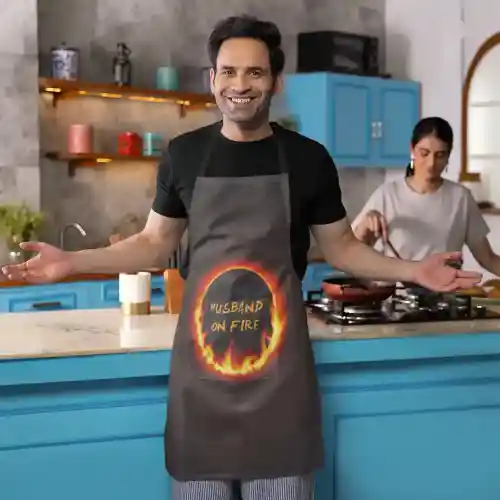 Husband On Fire Apron