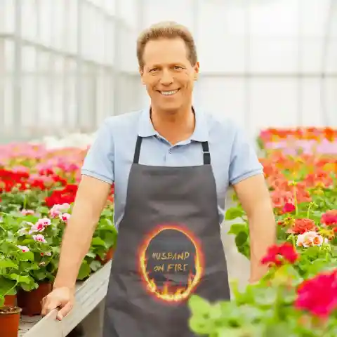 Husband On Fire Apron
