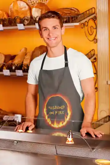 Husband On Fire Apron
