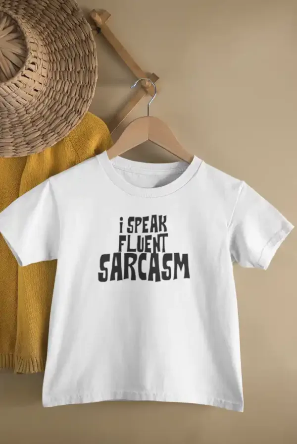 I Speak Fluent Sarcasm Unisex Drifit Kid T-shirt