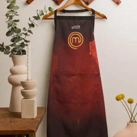 Personalized Master Chef Name Apron And Chef Hat for Men & Women