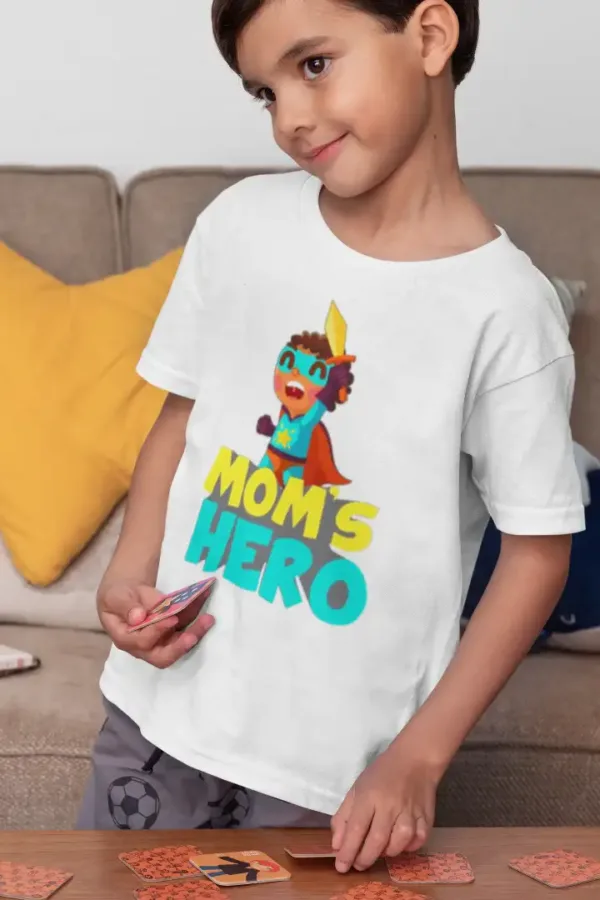 Mom's Hero Unisex Drifit Kid T-shirt