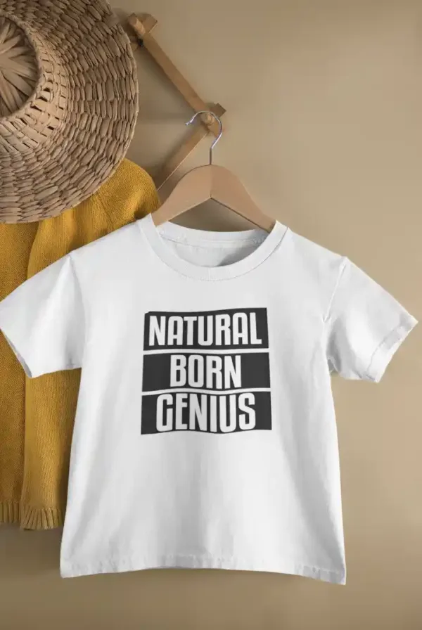 Natural Born Genius Unisex Drifit Kid T-shirt