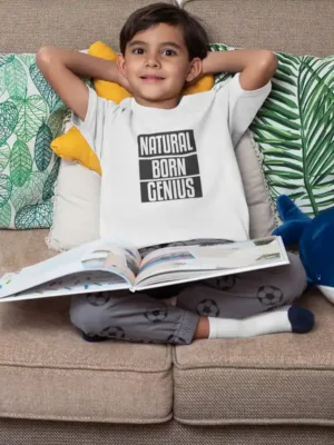Natural Born Genius Unisex Drifit Kid T-shirt